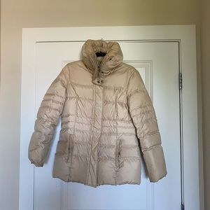 364 Brooks Brothers Women’s Down Parka | Size: Small | Color: beige